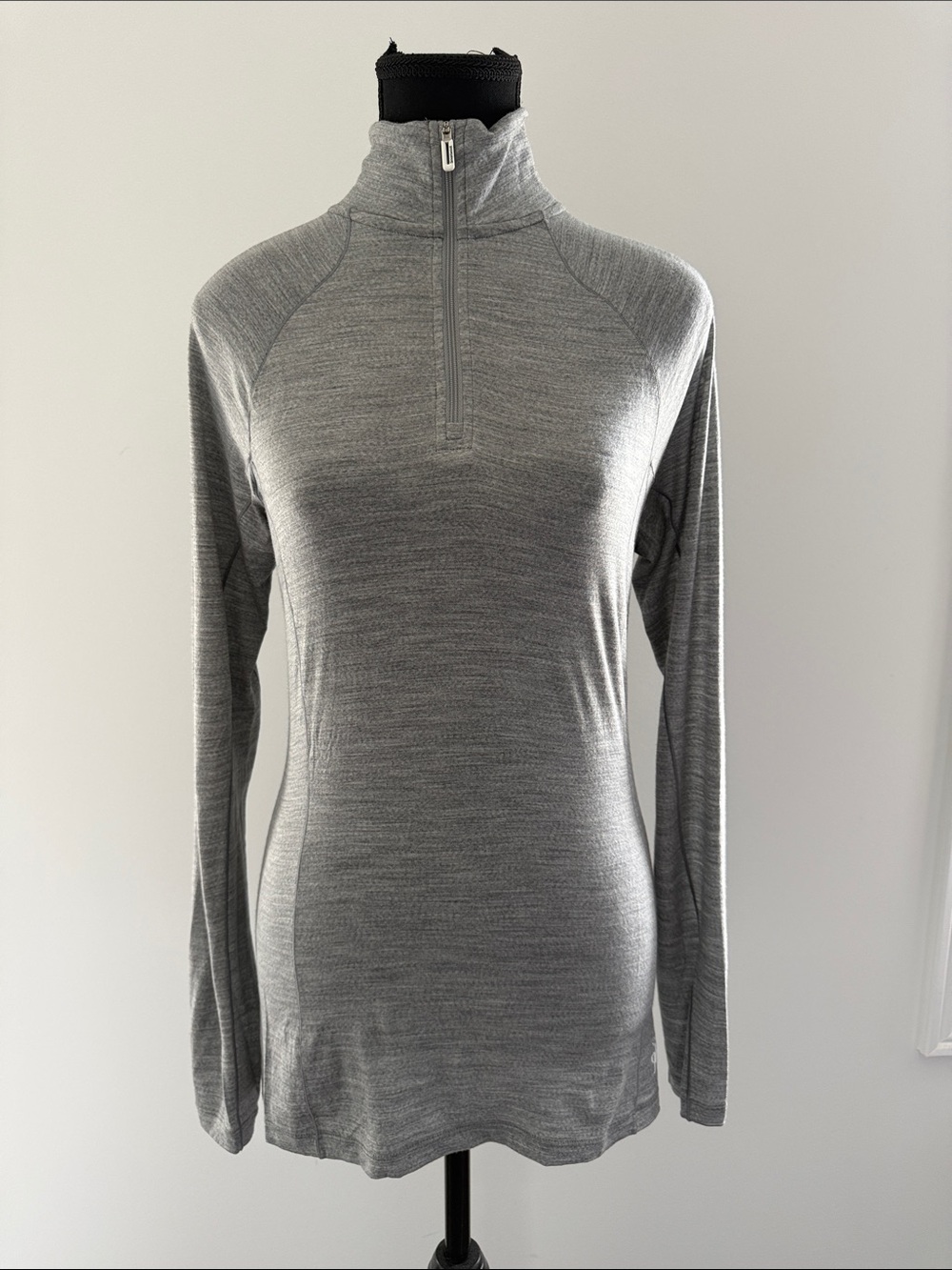 Smartwool Women's Gray Merino 1/4 Zip 150